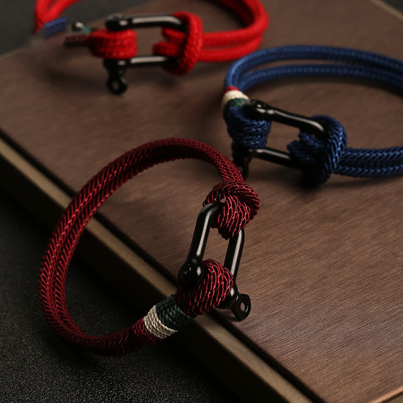 KarmaRipple's Simple Design Fortune Stainless Steel Buckle Bracelet p12