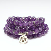 Bracelet Mala Purification Améthyste Authentique de KarmaRipple