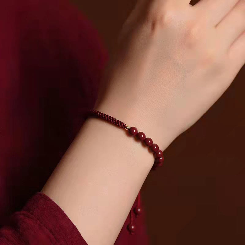 KarmaRipple's Authentic Cinnabar King Kong Weave Blessing String Bracelet p19