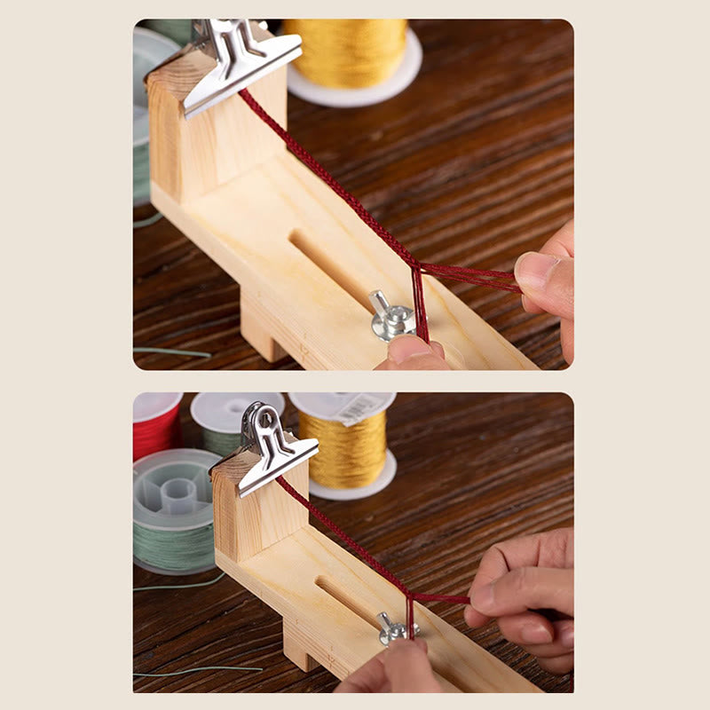 KarmaRipple's 925 Sterling Silver Tibetan Zakiram Goddess of Wealth Fortune Rope Bracelet p17