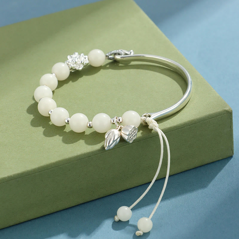 KarmaRipple's Bodhi Seed Butterfly Lotus Fortune Wealth Bracelet Bangle p10