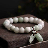 Bracelet de réussite authentique en jade Pi Xiu Bouddha Gourde Pomme de KarmaRipple