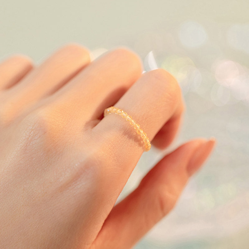KarmaRipple's Authentic Citrine Happiness Prosperity Ring p3