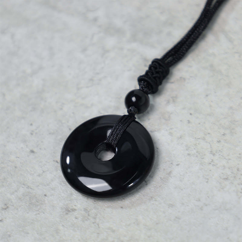 KarmaRipple's Fortunate Coin Necklace Balancing Gemstone Gemstone Pendant p21