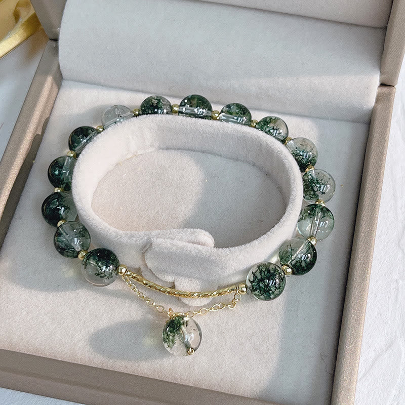 KarmaRipple's Green Phantom Gemstone Confidence Talisman Bracelet p8