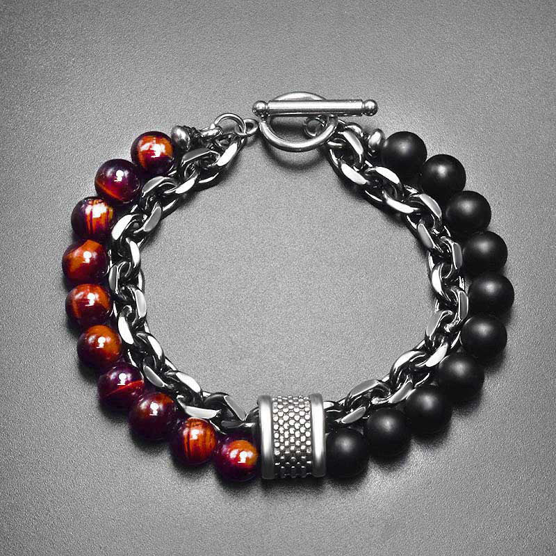 KarmaRipple's Authentic Tiger Eye Lazurite Protection Bracelet p13