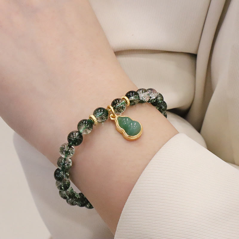 KarmaRipple's Authentic Green Phantom Confidence Gourd Buddha Talisman Bracelet p9