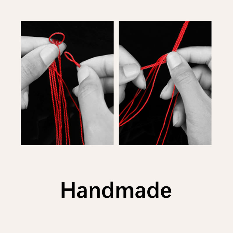 KarmaRipple's 999 Gold Fortune Koi Fish Handcrafted Woven String Bracelet p14