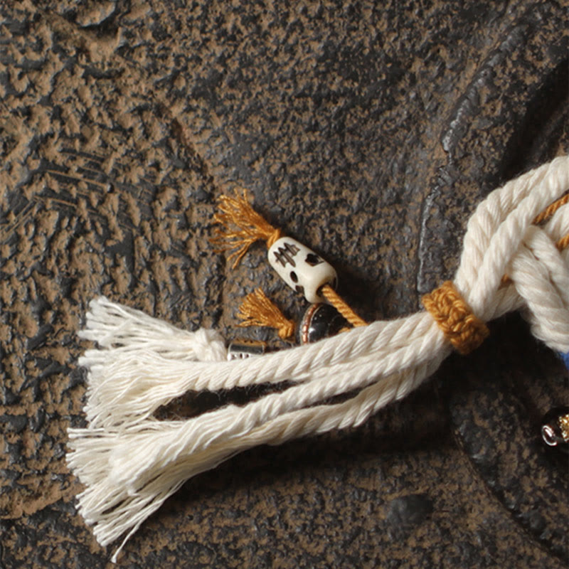 KarmaRipple's Tibet Zakiram Goddess of Wealth Thangka Handmade Fortune Bracelet p9