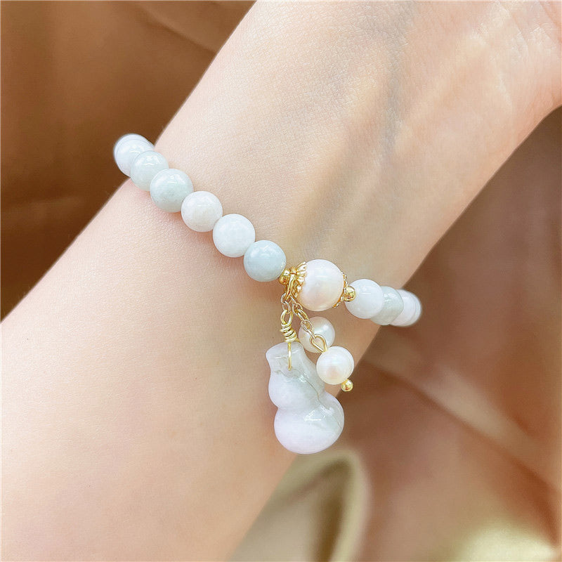 KarmaRipple's Jade Gourd Blessing Protection Talisman Bracelet p4