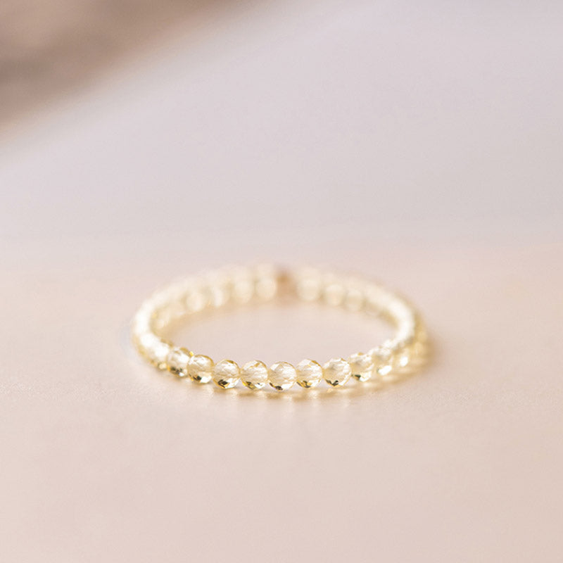 KarmaRipple's Authentic Citrine Happiness Prosperity Ring p24