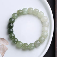 Bracelet de bénédiction en jade dégradé de KarmaRipple