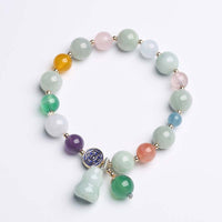 Bracelet porte-bonheur en jade et gourde de KarmaRipple