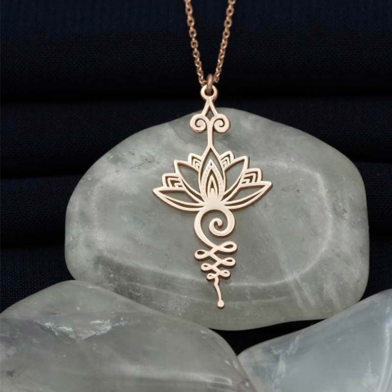 KarmaRipple's Lotus Fortune Wealth Pendant Necklace p12