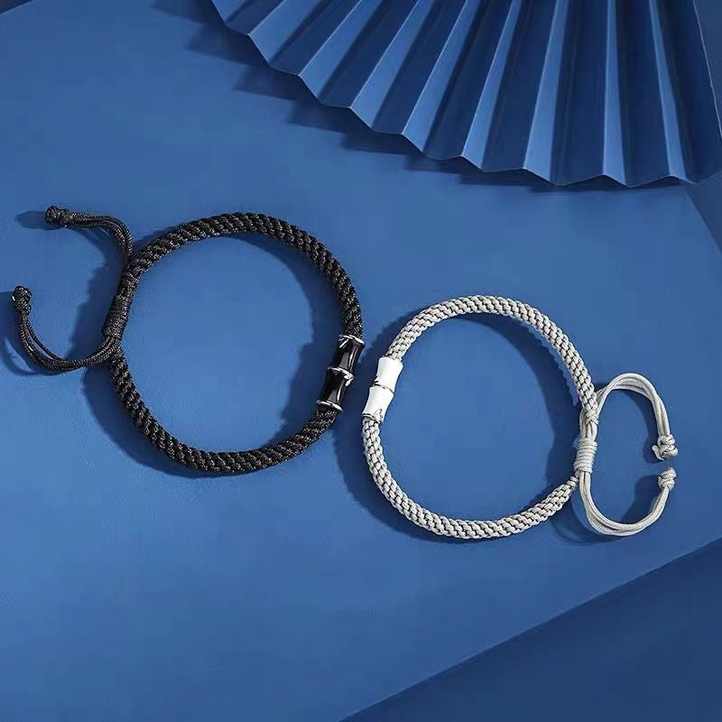 KarmaRipple's Bamboo Pattern Balancing Pair Rope Bracelet p11