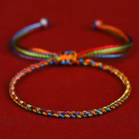 Bracelet multicolore porte-bonheur « Que tous vos vœux se réalisent » de KarmaRipple