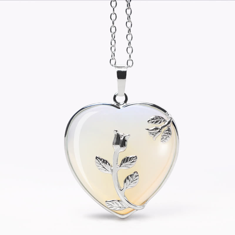 KarmaRipple's Authentic Balancing Crystals Heart Necklace Necklaces p3