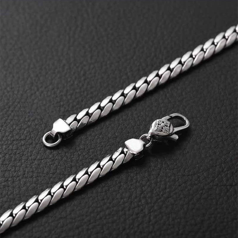 KarmaRipple's Double Dorje Vajra Strength Punk Bronze Chain Bracelet Pendant p17