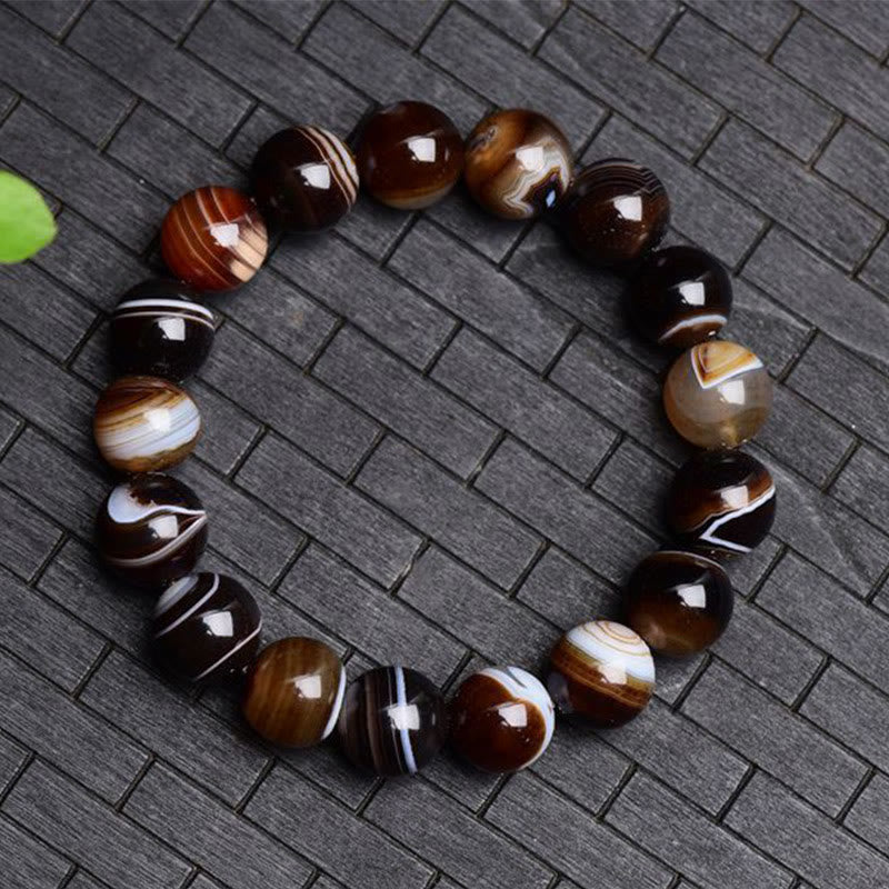 KarmaRipple's Tibetan Sardonyx Happiness Positive Bracelet p8