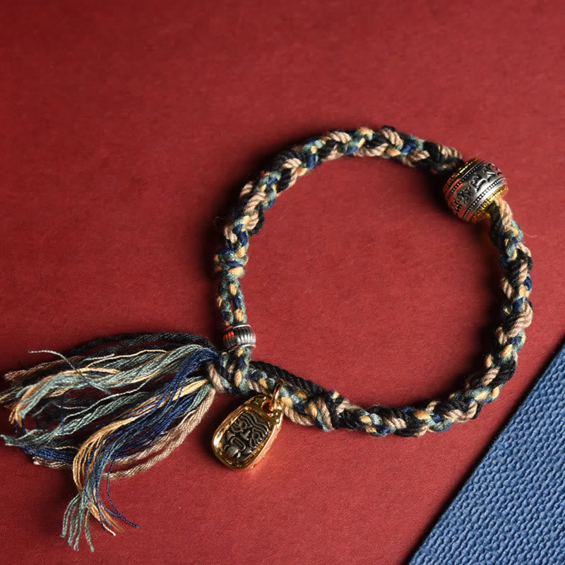 KarmaRipple's Zakiram Goddess of Wealth Om Mani Padme Hum Peace Handmade Bracelet p3