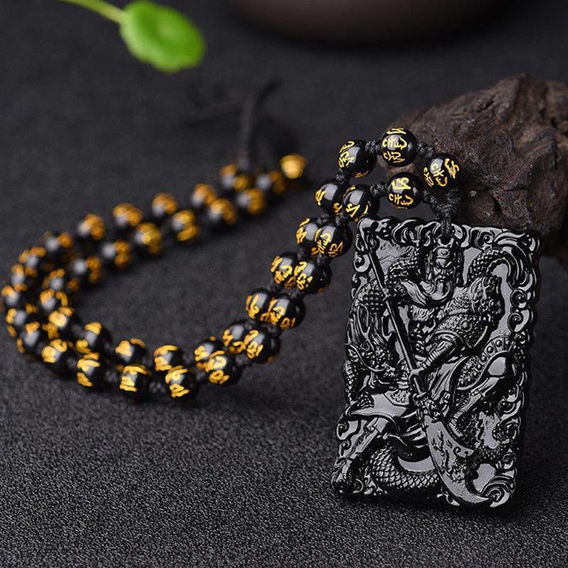 KarmaRipple's FengShui Lord Guan Protection Pendant Necklace ( p6