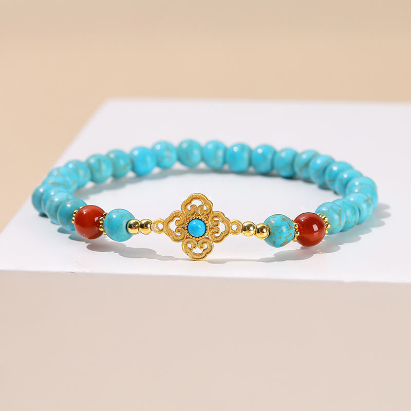 KarmaRipple's Turquoise Bead Protection Balance Bracelet p5