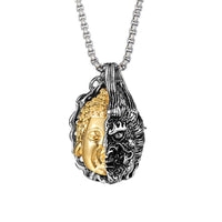 Pendentif puissant mi-Bouddha mi-Diable de KarmaRipple