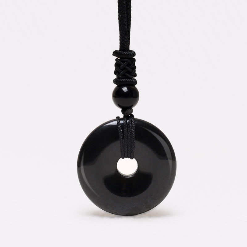 KarmaRipple's Fortunate Coin Necklace Balancing Gemstone Gemstone Pendant p4