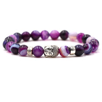 Bracelet de protection en agate violette de KarmaRipple