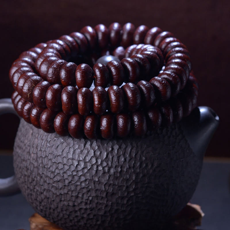 KarmaRipple's Authentic Tibet 108 Mala Beadwork Purple Bodhi Seed Wealth Bracelet p3