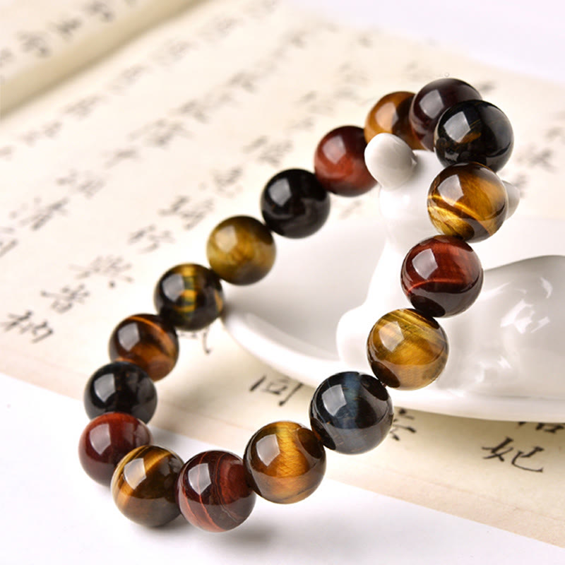 KarmaRipple's Authentic Tiger Eye Positive Protection Bracelet p5