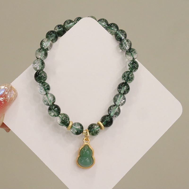 KarmaRipple's Authentic Green Phantom Confidence Gourd Buddha Talisman Bracelet p13