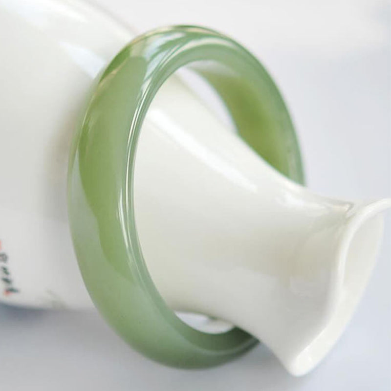 KarmaRipple's Jade Abundance Blessing Bangle Bracelet p13