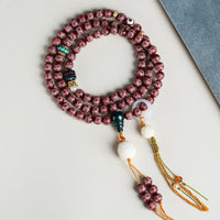 Bracelet d'équilibre gravé Lotus Om Mani Padme Hum de KarmaRipple