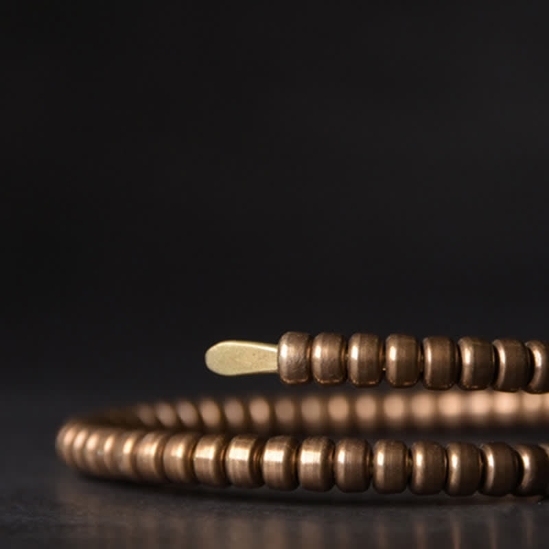 KarmaRipple's Vintage Design Bronze Balance Adjustable Cuff Bracelet p7