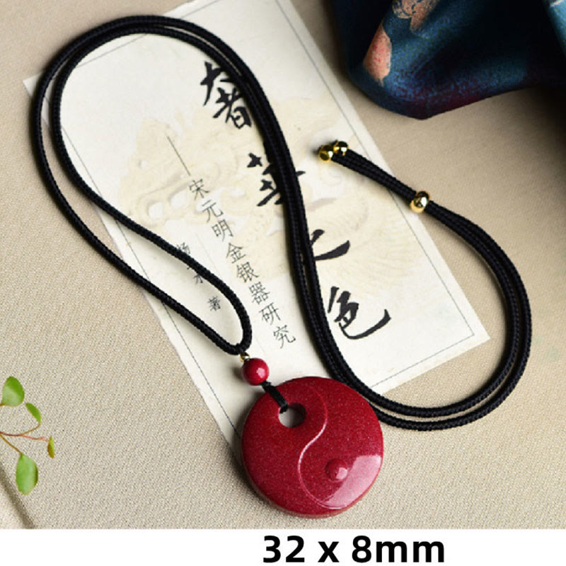 KarmaRipple's Laughing Buddha Yin Yang Chinese Zodiac Gourd Authentic Cinnabar Blessing Pendant Necklace p15