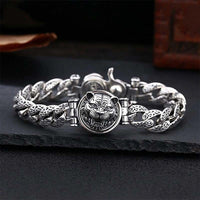 Bracelet énergétique gravé à motif de fleurs de la dynastie Tiger Tang de KarmaRipple