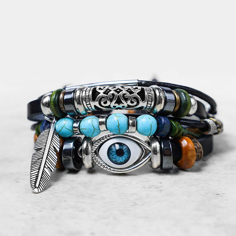 KarmaRipple's Tibetan Turquoise Evil Eye Purification Bracelet p3
