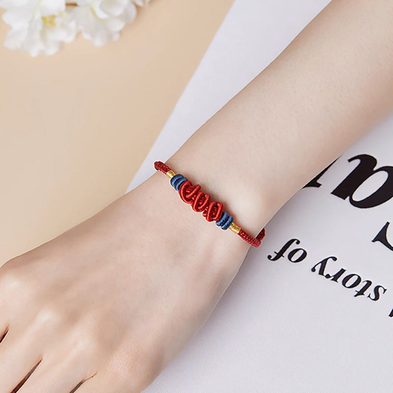 KarmaRipple's 925 Sterling Silver Koi Fish Talisman Wealth Success Woven Bracelet p7