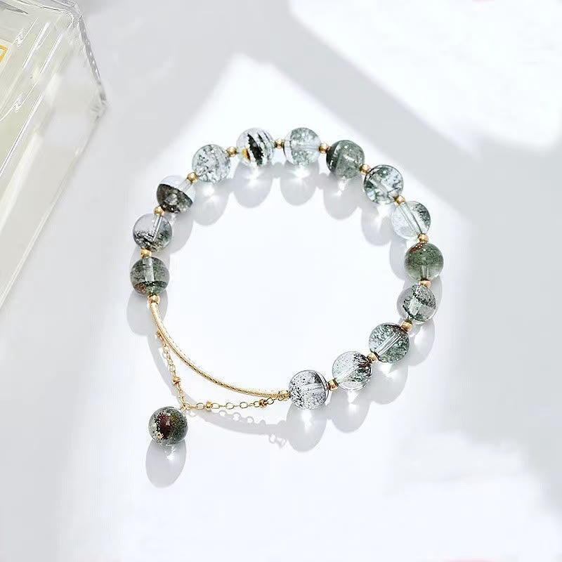 KarmaRipple's Green Phantom Gemstone Confidence Talisman Bracelet p10