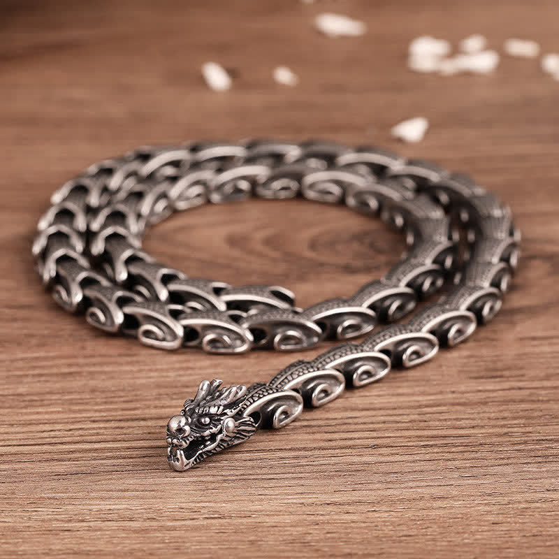 KarmaRipple's Dragon Pattern Titanium Steel Protection Pendant Necklace Bracelet p23