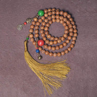 Bracelet à pampilles en perles de 108 Mala de KarmaRipple, Bodhi Seed, Sagesse et Paix
