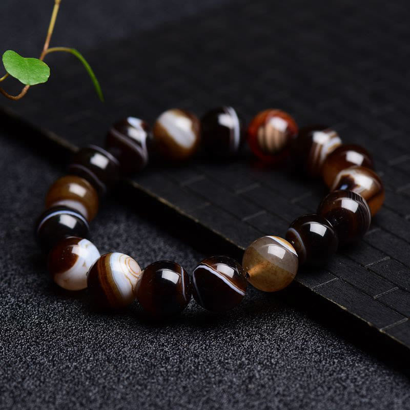 KarmaRipple's Tibetan Sardonyx Happiness Positive Bracelet p3