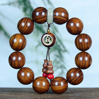 Bracelet Talisman Calme et Chaleur en Bois de Rose de KarmaRipple