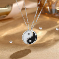 Collier avec pendentif symbole Yin Yang en argent sterling 925 de KarmaRipple