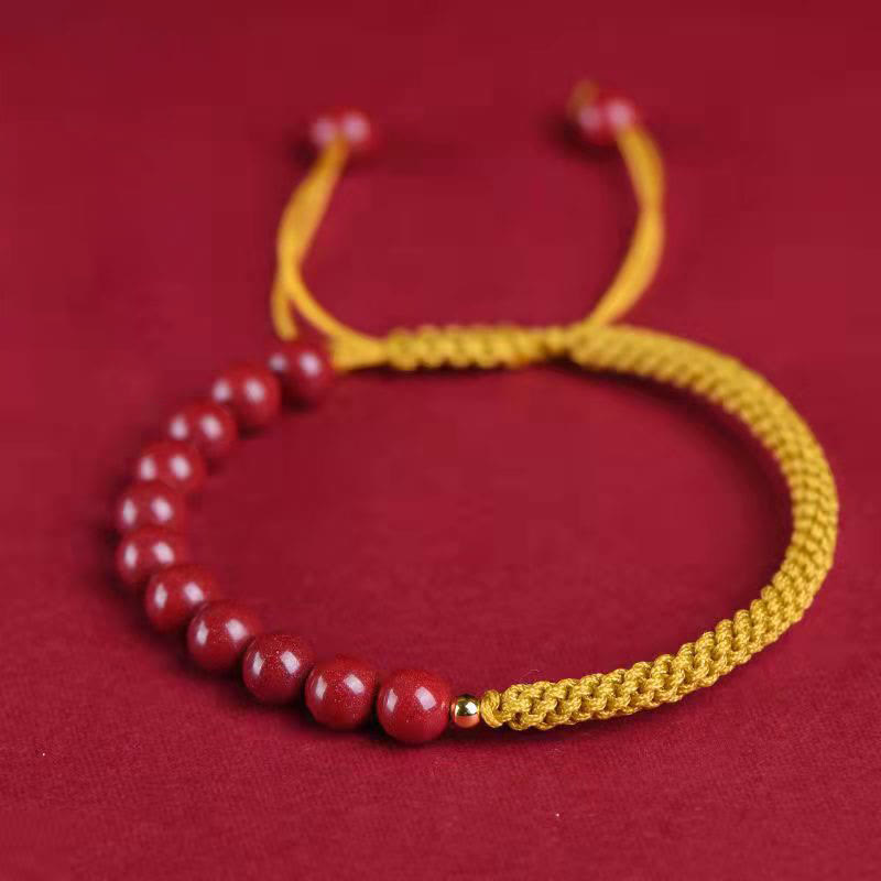 KarmaRipple's Authentic Cinnabar King Kong Weave Blessing String Bracelet p11