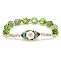 Bracelet d'abondance en péridot authentique de KarmaRipple