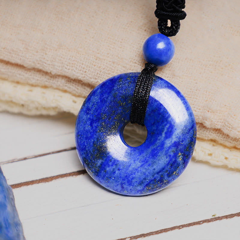 KarmaRipple's Fortunate Coin Necklace Balancing Gemstone Gemstone Pendant p31