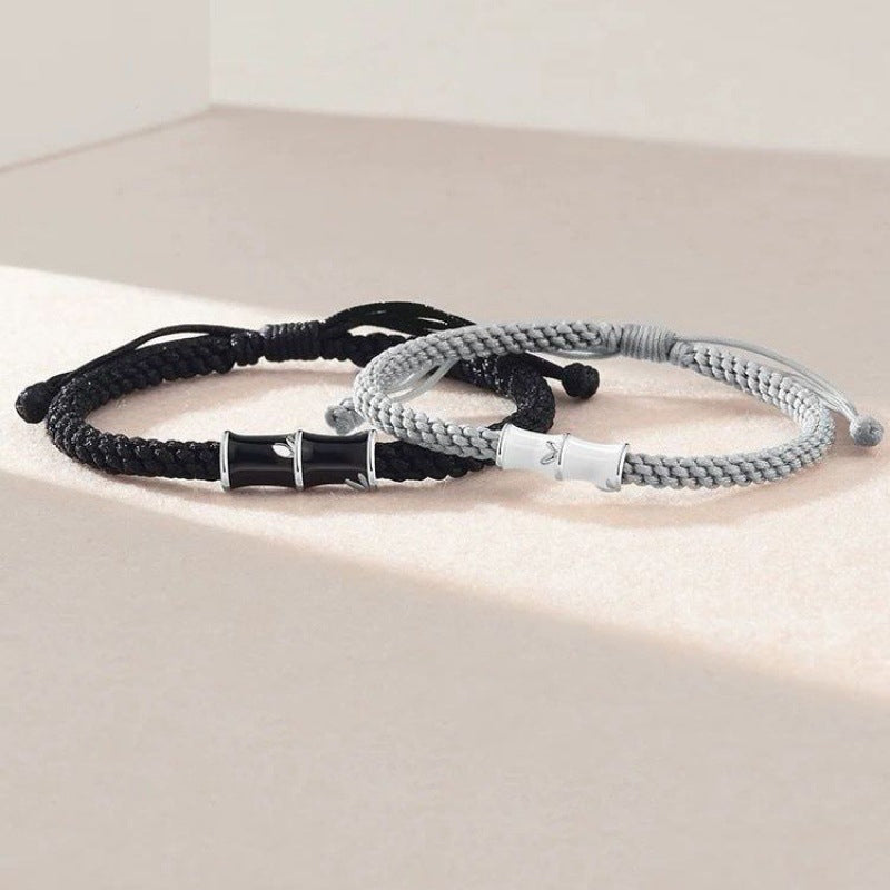 KarmaRipple's Bamboo Pattern Balancing Pair Rope Bracelet p9
