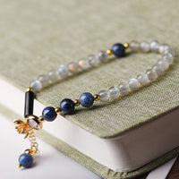 Bracelet calme et équilibrant en pierre de lune et lazurite de KarmaRipple